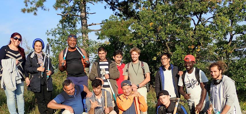 Freiwillige Helfer*innen am Nachmittag