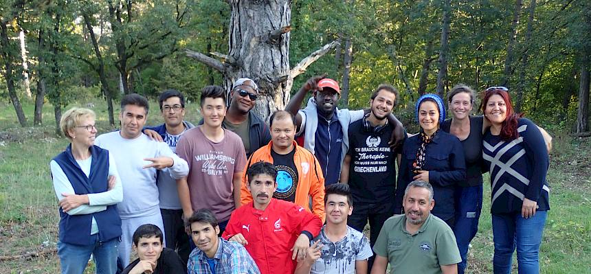 Freiwillige Helfer*innen am Nachmittag